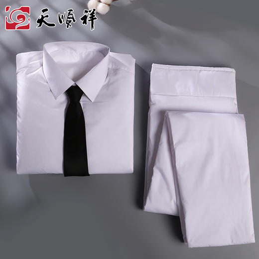 天福-加棉领带衬衣衬裤 男款 商品图0