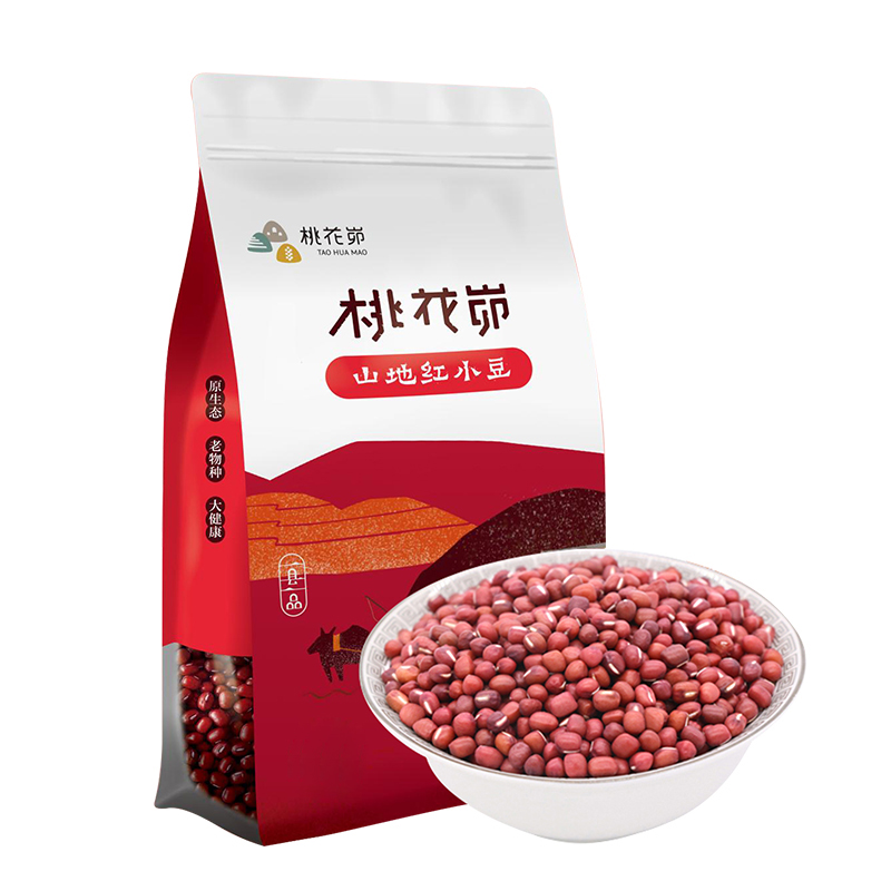 【五谷杂粮】红小豆子 500g×4袋 农家五谷杂粮 粗粮塑料袋装