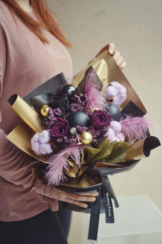 （仅限广州）【守护花】玫瑰 / 棉花 / 水晶草 樱桃 / 羽毛 / 幸运球 商品图0