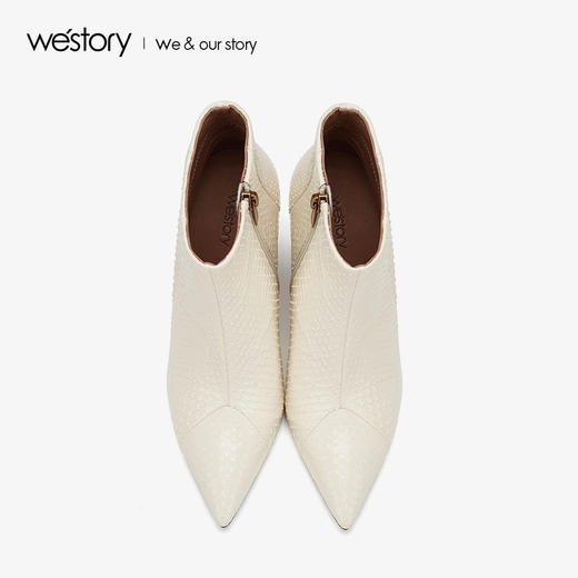 westory2020春新款细高跟时装短靴女鞋 两色可选 W29DS80001 商品图2
