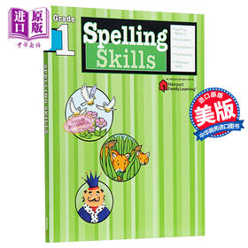 预售 【中商原版】Flash Kids拼写技能一年级英文原版Spelling Skills Grade 1 辅导练习册