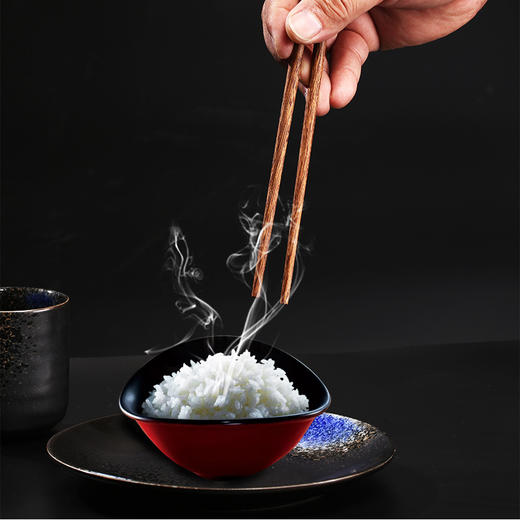 【换新筷】Tree&wind精雕细琢 福字铜头鸡翅木筷10双 优选天然实木筷子 握感细腻  传承国风之美  经久耐用 商品图4