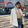 韩都衣舍2021春装新款女装双面呢大衣毛呢开衫外套女PV9022勝 商品缩略图2