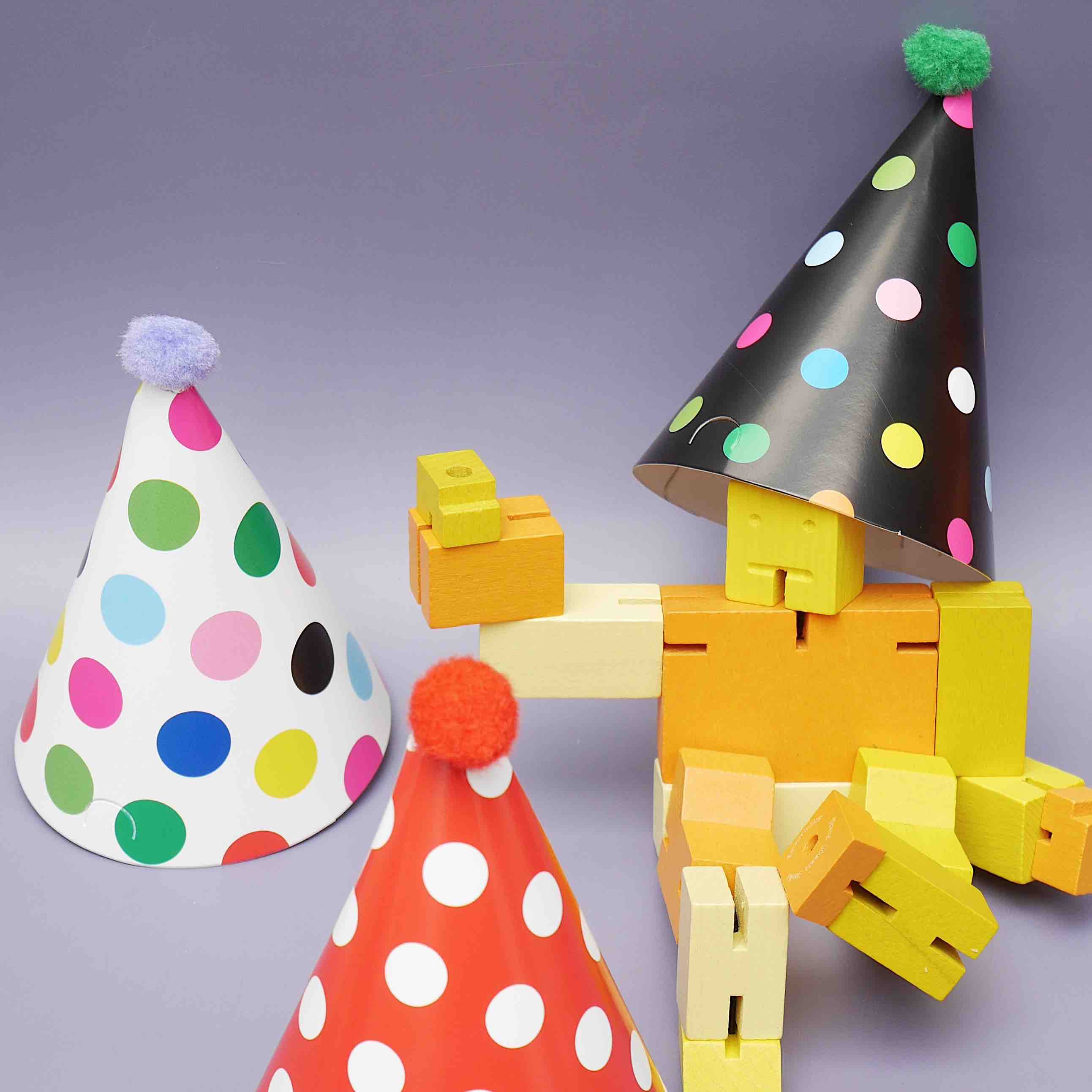 波点生日帽（颜色随机）