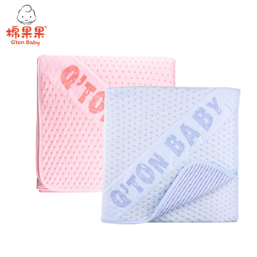 棉果果春秋款内衣男童女童空气层毯子100x120cmM105552621024 商品图0