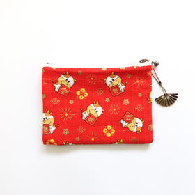 HUGOJIRO零钱包插画福字牛牛