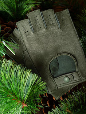 Sartorial 机车手套 绿色