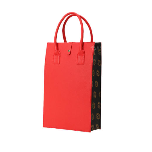 双支折叠皮盒（红） 商品图0