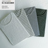 WD028男大童莱卡棉条纹圆领套装 商品缩略图0