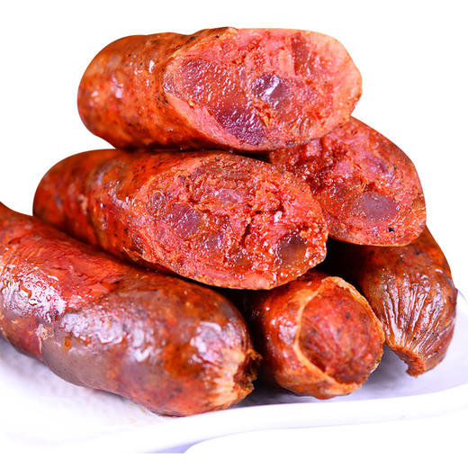 【恩施】DY恩施野三关土家族高山土猪秘制腊香肠500g 商品图1