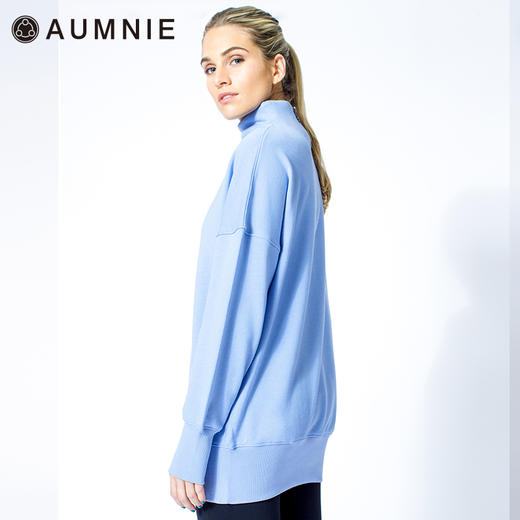 全配色  | 长后拉链LOGO卫衣 LONG SWEATSHIRT 秋冬运动休闲罩衫 商品图4