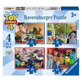 Ravensburger拼图 平面拼图4合1玩具总动员4RAVC068333
