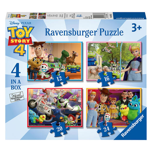 Ravensburger拼图 平面拼图4合1玩具总动员4RAVC068333 商品图0