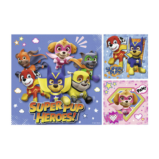 Ravensburger拼图睿思平面拼图3X49片 汪汪队立大功 - 狗狗超能力080366 商品图0