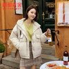 韩都衣舍2019冬新款女韩版学生短款小个子宽松连帽羽绒服IG8467僥 商品缩略图2