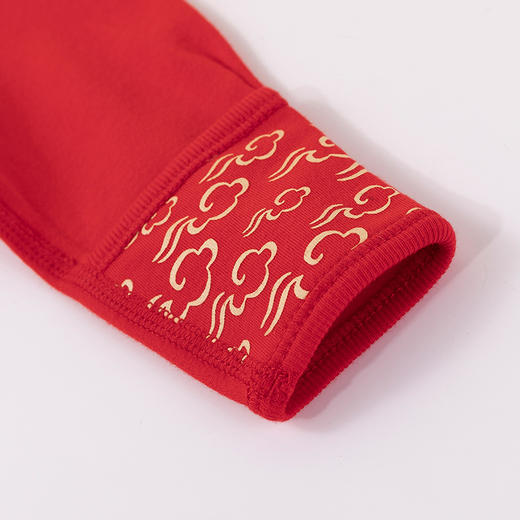 贝贝怡宝宝满月服婴儿服新年中国风春秋连体衣哈衣BB1257 商品图9