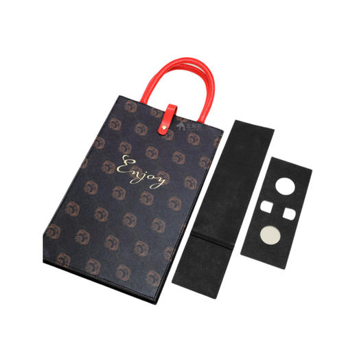 双支折叠皮盒（棕） 商品图0