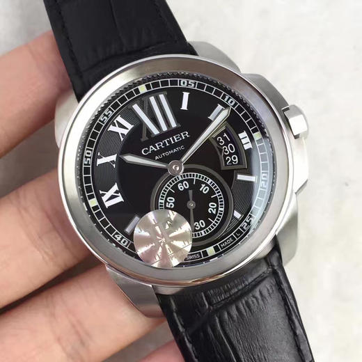 JF精品 卡地亚卡历博、升级版 强势推出！1比1原装开模 搭载复制原版1904-PS MC机芯 双面电透膜蓝宝石水晶玻璃 日历盘字体和原版一致，壳套做工精致！绝对是精品中的精品！ 商品图13