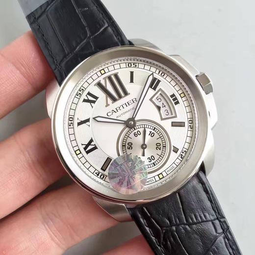 JF精品 卡地亚卡历博、升级版 强势推出！1比1原装开模 搭载复制原版1904-PS MC机芯 双面电透膜蓝宝石水晶玻璃 日历盘字体和原版一致，壳套做工精致！绝对是精品中的精品！ 商品图12