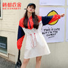 韩都衣舍2020冬季新款女装韩版宽松连帽撞色休闲潮连衣裙RU2000筱 商品缩略图2