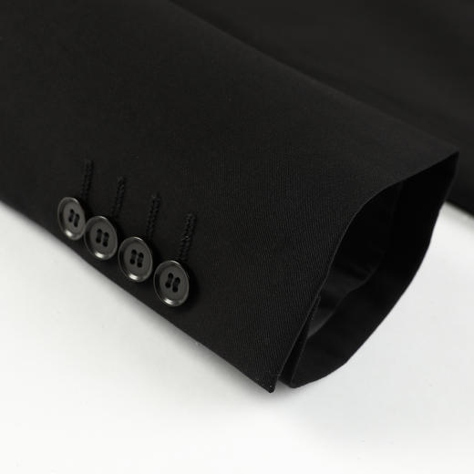 【人气热卖】罗蒙立领西服套装男士正装商务休闲爸爸装立领中山装礼服 商品图5