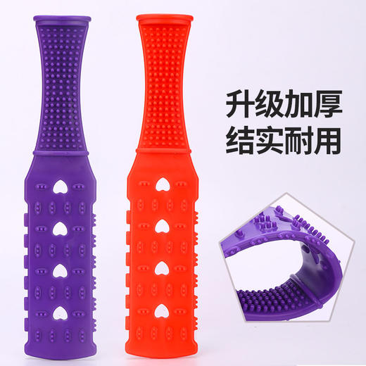 经络拍养生拍保敲打捶背小神器健身锤硅胶按摩器拍痧板按摩棒养生 商品图6