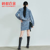 韩都衣舍2021春季新款女装韩版宽松两件套牛仔时尚套装OU13529堯 商品缩略图1