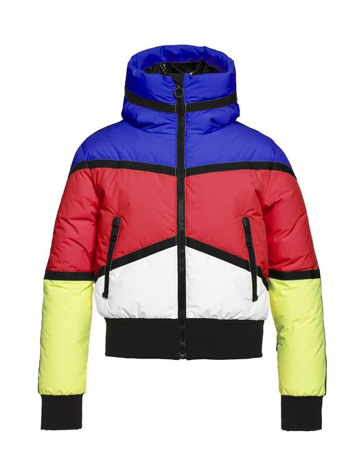 Goldbergh - Mondriaan Ski Jacket Ladies Woven - Rainbow - 女装 - 滑雪夹克 - 彩色 商品图3