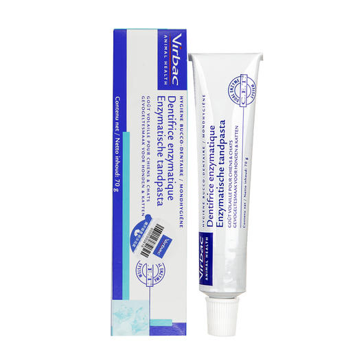 维克牙膏virbac猫咪牙膏复合酶狗狗牙刷牙膏套装 商品图1