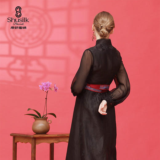 S20WD1香云纱改良旗袍 商品图3