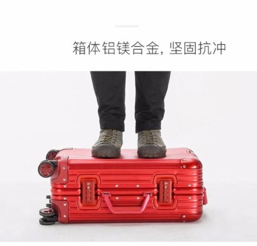 全铝镁行李箱ins潮铝框男女拉杆箱可登机防摔密码旅行箱AL-0025 商品图6