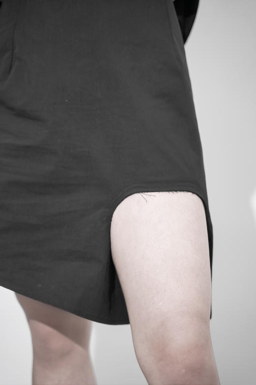 不对称镂空短裙-十点睡觉X张宇飞 商品图2