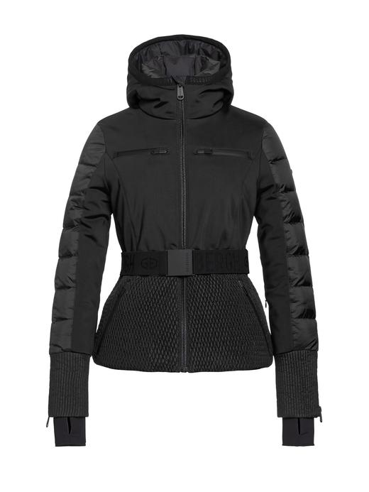 Goldbergh - Stylish. Ladies Knitted Jacket No Fur - Black - 女装 - 滑雪夹克 - 黑色 商品图0