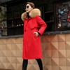 CJ-2020新款青根貂整皮内胆貉子大毛领女士派克服 商品缩略图6