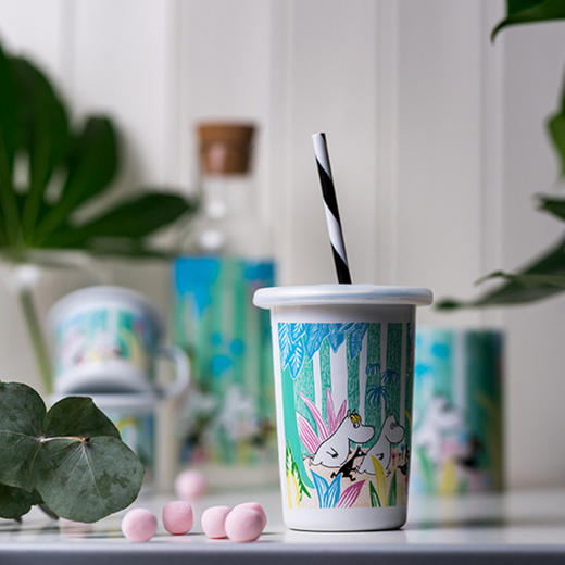 muurla搪瓷直身杯 芬兰原装进口搪瓷杯 水杯 咖啡杯 300ml 500ml |百里居 商品图0