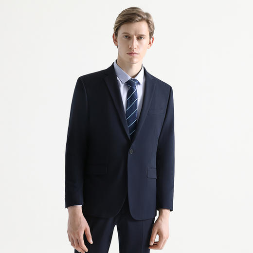 【特价】柒牌男装西服套装青年职场西装商务正装修身套西男外套新款	119C73050 商品图1