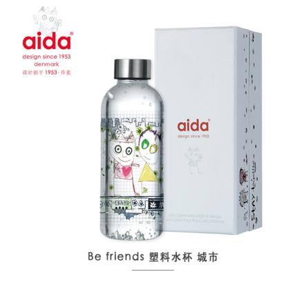 aida丹麦进口塑料水杯耐高温创意个性潮流便捷学生大容量随身杯 商品图0