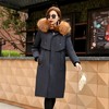 CJ-2020新款青根貂整皮内胆貉子大毛领女士派克服 商品缩略图5