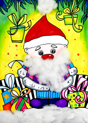 《可爱的圣诞老人》【自动发货：下单后，点击手机短信中收到的链接，即可获取文件下载的链接；如有任何问题，可添加客服微信hm33268获得帮助】
