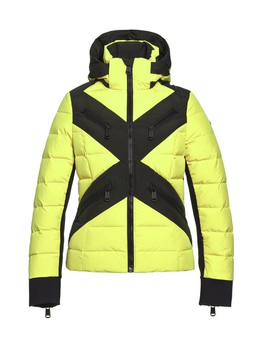 Goldbergh - Cross, Ladies Woven Jacket - Yellow - 女装 - 滑雪夹克 - 荧光绿色 商品图3