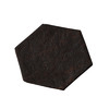 茶香记 手工香云纱 黑纱色纹 双面六角杯垫 实用 茶道零配 商品缩略图4