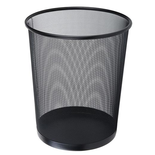 协诚黑色铁网纸篓加厚铁网垃圾桶家用金属防锈垃圾篓办公室铁丝网废纸篓卫生间无盖 商品图0