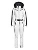 Goldbergh - Empress Jumpsuit Real Fox Fur Ladies Knitted - White - 女装 - 连体滑雪服 - 白色/黑色 商品缩略图1