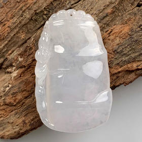 派瑞翡翠 翡翠挂件 糯种 无色