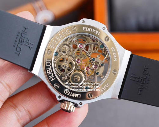 N 出品 恒宝Hublot V3升级版（升级如下：升级使用原装壳套起模壳身，侧耳不再使用塑料，搭配升级版真陀飞轮心脏，加强防震 商品图3