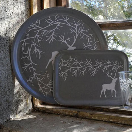 芬兰muurla木质托盘 水杯盘 水果盘 茶盘 餐桌上放杂物等  |百里居 商品图4