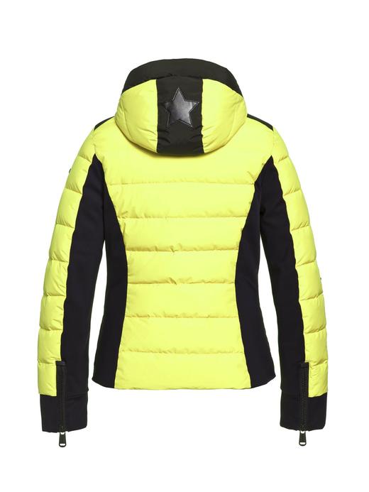 Goldbergh - Cross, Ladies Woven Jacket - Yellow - 女装 - 滑雪夹克 - 荧光绿色 商品图2