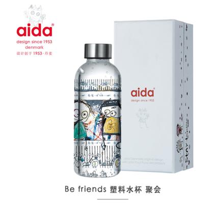 aida丹麦进口塑料水杯耐高温创意个性潮流便捷学生大容量随身杯 商品图2