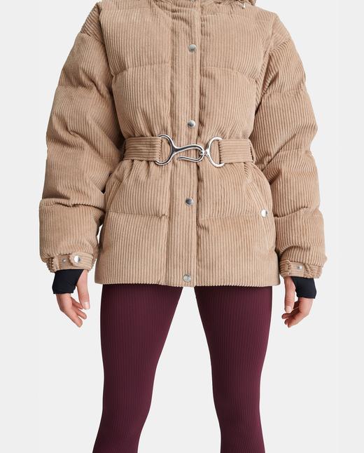 Cordova - Mammoth Corduroy Belted Jacket - Brown 女装 滑雪夹克 棕色 商品图5