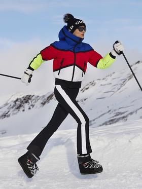 Goldbergh - Mondriaan Ski Jacket Ladies Woven - Rainbow - 女装 - 滑雪夹克 - 彩色